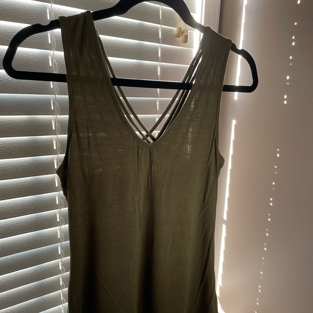 Army Green Tank Top from Buckle